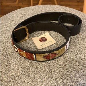 Handmade belts by Maasai women from Kenya